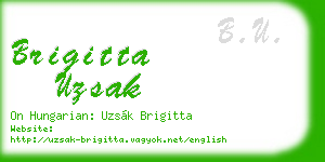 brigitta uzsak business card